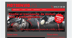 Desktop Screenshot of motoenvio.com